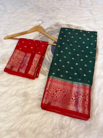 Premium Banarasi Katan Silk Dyble Saree